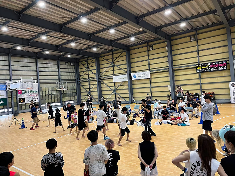 バスケで夢中に