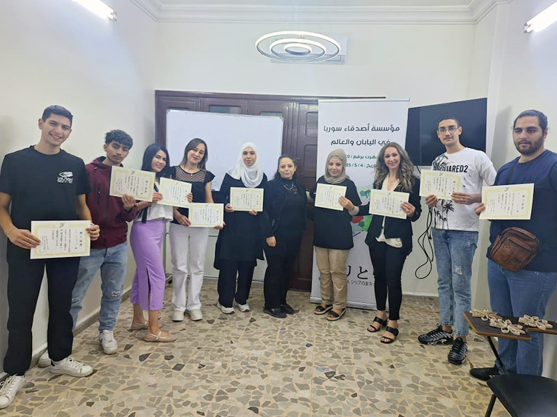 日本語教室の修了式